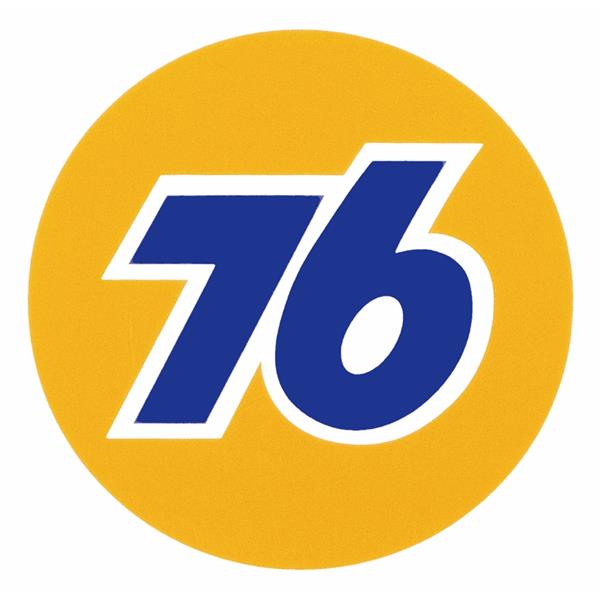 Aufkleber "76"
