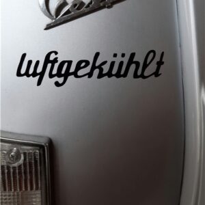 Aufkleber "luftgekuehlt"
