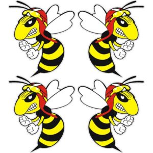 Aufkleber Mini-"boese Wespe"