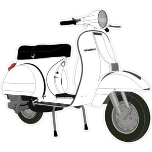 Aufkleber Motiv Vespa P200 E