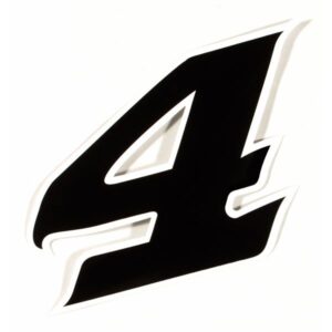 Aufkleber Startnummer "0"