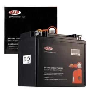 Batterie SIP 12V/10Ah, YTX12-BS fuer Vespa LX/LXV/S 125/150ccm 4T AC Euro3/i.e./3V fuer Vespa LX/LXV/S 125/150ccm 4T AC Euro3/i.e./3V