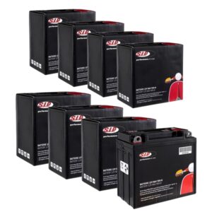 Batterie SIP 12V/9Ah, YB9-B fuer Vespa PX80-200 E Lusso-T5/Cosa Elestart/PX125-200 E '98/MY/'11 fuer PIAGGIO 50-200ccm 2T/4T AC/LC fuer Vespa PX80-200 E Lusso-T5/Cosa Elestart/PX125-200 E '98/MY/'11 fuer PIAGGIO 50-200ccm 2T/4T AC/LC