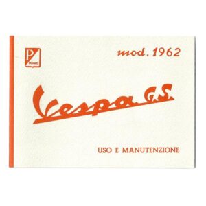 Bedienungsanleitung PIAGGIO fuer Vespa 160 GS, VSB 1962