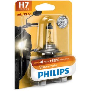Birne PHILIPS Vision moto 12V/55W H7, Sockel: PX26d Scheinwerfer Scheinwerfer