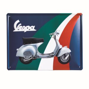 Blechschild FORME "Vespa Tricolore"