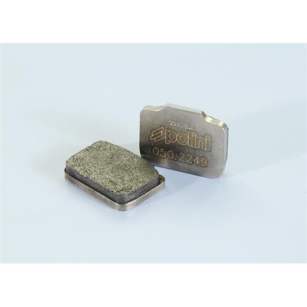 Bremsbelaege POLINI fuer Bremszange POLINI, vorne, Semi Metal fuer Vespa ET2/ET4/LX/LXV/S 50-150ccm fuer Vespa ET2/ET4/LX/LXV/S 50-150ccm
