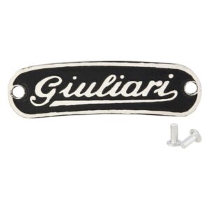 Emblem "GIULIARI" Sitzbank fuer Vespa fuer Vespa