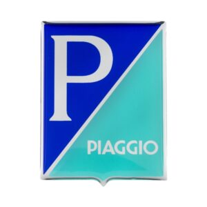 Emblem "PIAGGIO" Gepaecktraeger fuer Vespa Primavera/Sprint 50-150ccm fuer Vespa Primavera/Sprint 50-150ccm