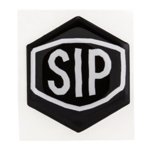 Emblem SIP Tape Logo 6-Eck Kaskade fuer Vespa PK50-125 XL/XL2/PX80-200E/Lusso/'98/T5 fuer Vespa PK50-125 XL/XL2/PX80-200E/Lusso/'98/T5