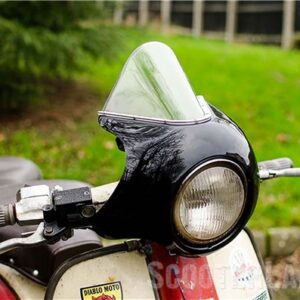 Flyscreen SLUK XL5 fuer Lambretta 125 LI 2Â°-3Â°/150 LI 2Â°-3Â°/175 TV 2Â° fuer Lambretta 125 LI 2Â°-3Â°/150 LI 2Â°-3Â°/175 TV 2Â°