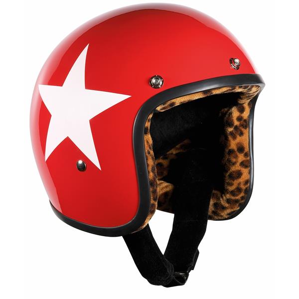 Helm BANDIT Jet Star mit weißem Stern Jethelm
