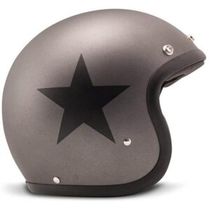 Helm DMD Vintage Star Grey Jethelm Jethelm