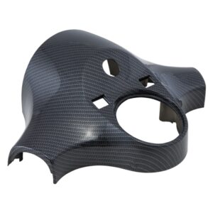 Lenkkopfabdeckung CARBONE Look fuer Vespa PX80-200E Lusso/T5 Classic fuer Vespa PX80-200E Lusso/T5 Classic