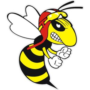 Magnet "boese Wespe"