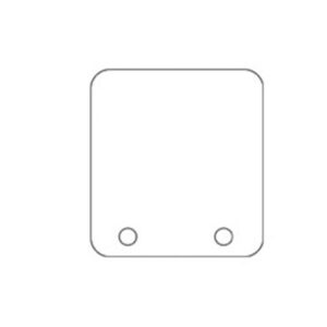 Membranplaettchen MALOSSI MHR 90Â°