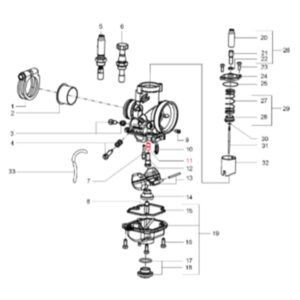 Nadelduese POLINI Oe˜ 2,7 mm