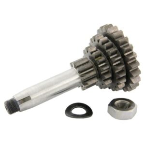 Nebenwelle Zahnradsatz Z 23-21-15-10 4-Gang/PK DRT kurzer 4. Gang fuer Vespa 50 S 3°/Special V5B3T (A)/(N)/PK50 SS/XLS/Ape 50 fuer Vespa 50 S 3°/Special V5B3T (A)/(N)/PK50 SS/XLS/Ape 50