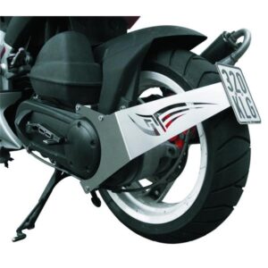 Nummernschildhalter O]DF Zentral ueber Hinterrad fuer PEUGEOT liegend fuer PEUGEOT liegend