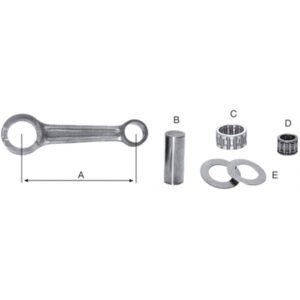 Pleuelsatz MAZZUCCHELLI fuer Vespa 200 Rally VSE1T 33997 ->/P200E/PX200 E/Lusso/MY/Cosa fuer Vespa 200 Rally VSE1T 33997 ->/P200E/PX200 E/Lusso/MY/Cosa