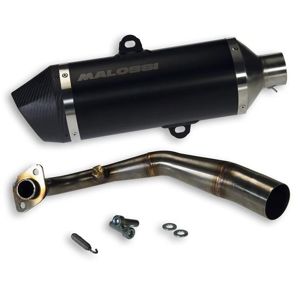 Rennauspuff MALOSSI RX Black Edition fuer KAWASAKI 125 J ABS/ KYMCO 125 Dink Street/Downtown/Super Dink/X-Town 4T LC i.e. fuer KAWASAKI 125 J ABS/ KYMCO 125 Dink Street/Downtown/Super Dink/X-Town 4T LC i.e.