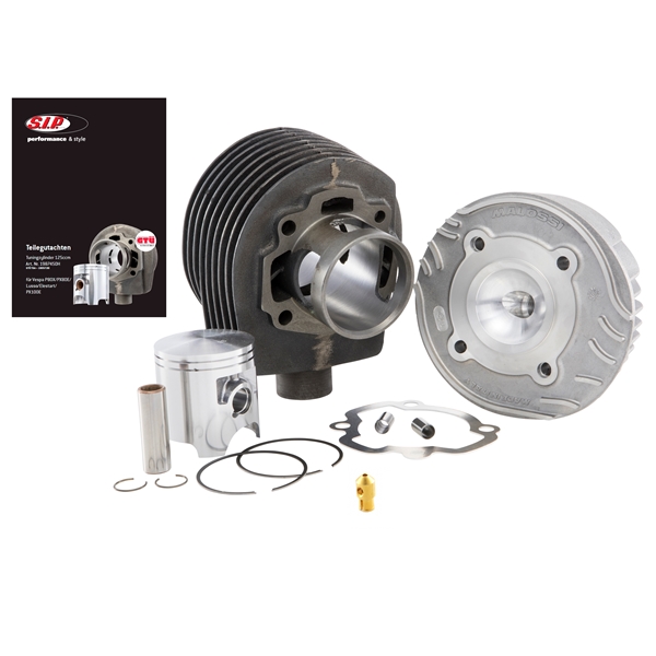 Rennzylinder SIP 125 ccm Legal fuer Vespa P80X/PX80 E/Lusso fuer Vespa P80X/PX80 E/Lusso