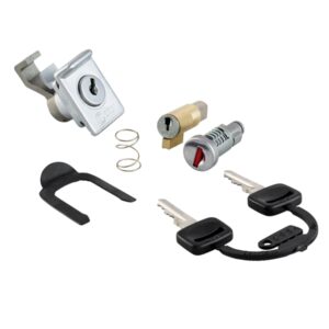 SchlieOeŸzylinder Set RMS Zuendung/Sitzbank/Gepaeckfach fuer Vespa P80-200E/PX125 fuer Vespa P80-200E/PX125