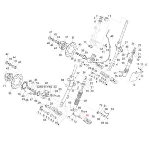 Schraube ABS Sensor M5x16 mm, Linsenkopf Torx, PIAGGIO fuer Vespa GTS/GTS Super/GTV/946 125-300ccm ('14-) fuer Vespa GTS/GTS Super/GTV/946 125-300ccm ('14-)