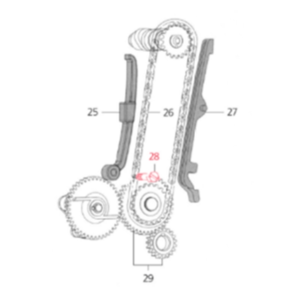 Schraube, LML fuer LML Star 125-150 4T/Star Deluxe 125-150 4S/Speedy fuer LML Star 125-150 4T/Star Deluxe 125-150 4S/Speedy