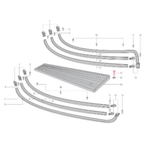 Schraube Mittelteil Durchstieg 4,2X15 mm, Kreuzschlitz, LML fuer LML Star 125-200 4T/Star Deluxe 125-150 4S/Speedy fuer LML Star 125-200 4T/Star Deluxe 125-150 4S/Speedy