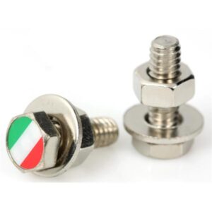 Schraube Nummernschild/-halter M6x20 mm, Sechskant, SIP TRICOLORE