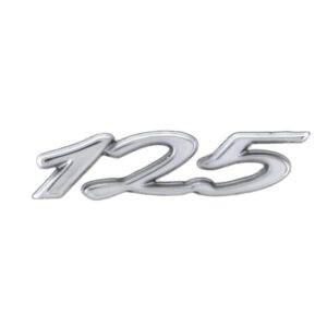 Schriftzug "125" Gepaeckfach fuer Vespa GTS 125ccm fuer Vespa GTS 125ccm