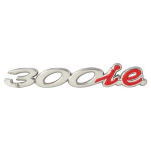 Schriftzug "300 ie" Gepaeckfach fuer Vespa GTS/GTS Touring 300ccm ('14-'16) fuer Vespa GTS/GTS Touring 300ccm ('14-'16)