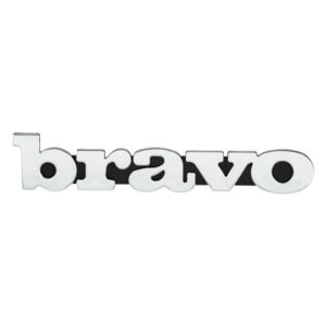 Schriftzug bravo Seitendeckel fuer PIAGGIO Bravo 50ccm 2T AC fuer PIAGGIO Bravo 50ccm 2T AC