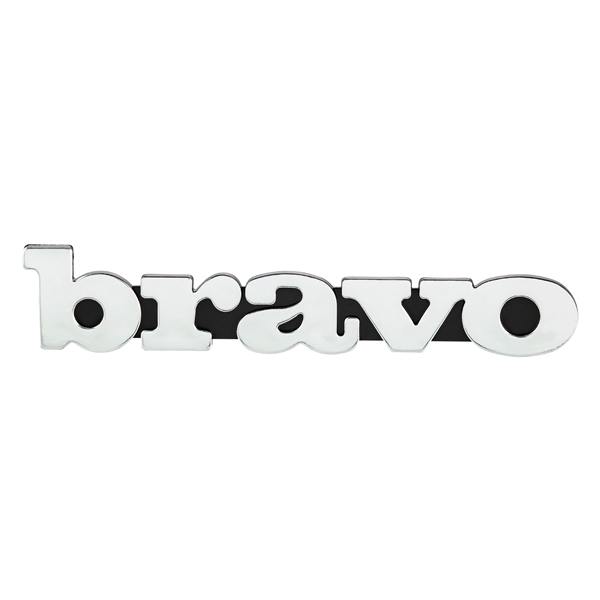 Schriftzug bravo Seitendeckel fuer PIAGGIO Bravo 50ccm 2T AC fuer PIAGGIO Bravo 50ccm 2T AC