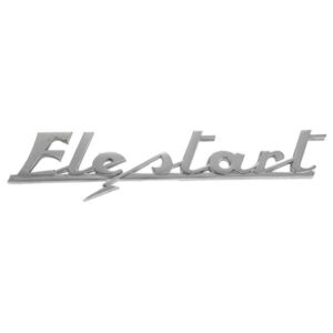 Schriftzug "elestart" Heck hinten fuer Vespa 50 Special Elestart V5B2T -> 1868 fuer Vespa 50 Special Elestart V5B2T -> 1868