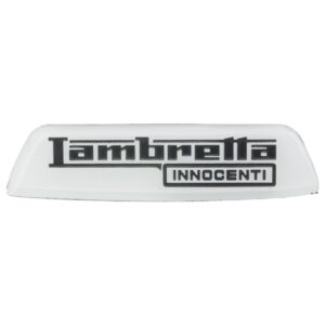 Schriftzug Lambretta INNOCENTI Heck fuer Lambretta 125 LI 3Â° ('68-)/LIS/150 LI 3Â° ('68-)/LIS/SX/200 SX fuer Lambretta 125 LI 3Â° ('68-)/LIS/150 LI 3Â° ('68-)/LIS/SX/200 SX