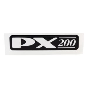 Schriftzug PX200 Seitenhaube links für Vespa PX200 E '98/Millenium