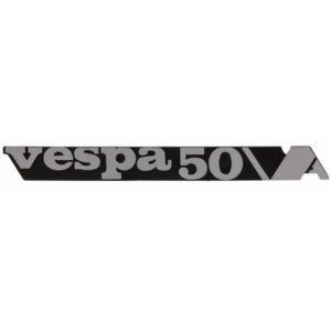 Schriftzug Vespa 50 A Seitendeckel links fuer Vespa PK50XL N Automatica fuer Vespa PK50XL N Automatica