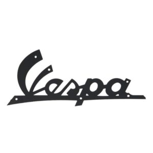 Schriftzug "Vespa" Beinschild vorne fuer Vespa 125 VNB1-3/VNB4T ->135617 fuer Vespa 125 VNB1-3/VNB4T ->135617