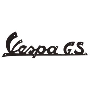 Schriftzug "Vespa GS" Beinschild vorne fuer Vespa 150 GS VS1-5T , italienische Modelle fuer Vespa 150 GS VS1-5T , italienische Modelle