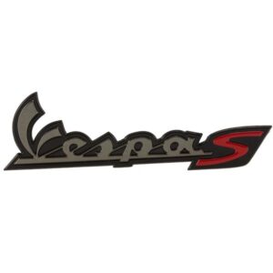 Schriftzug "Vespa S" Heck hinten fuer Vespa S 50-150ccm fuer Vespa S 50-150ccm