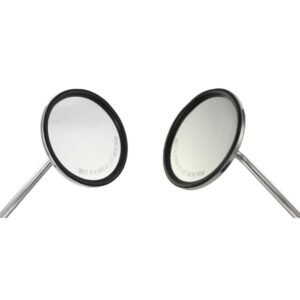 Standard Spiegel PIAGGIO zur Montage am Lenkeroberteil links & rechts fuer Vespa PX Lusso/'98/MY fuer Vespa PX Lusso/'98/MY