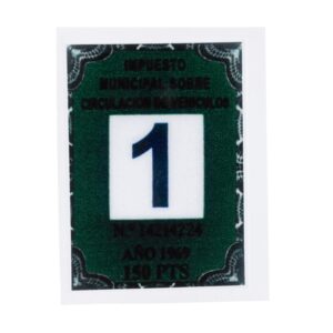 Steuermarke Repro Spanien 1969 fuer MotoVespa 125/150/160/180 fuer MotoVespa 125/150/160/180