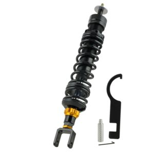 StoOeŸdaempfer ZELIONI "Black Edition" hinten fuer Vespa Primavera/Sprint 50ccm 2T/4T fuer Vespa Primavera/Sprint 50ccm 2T/4T