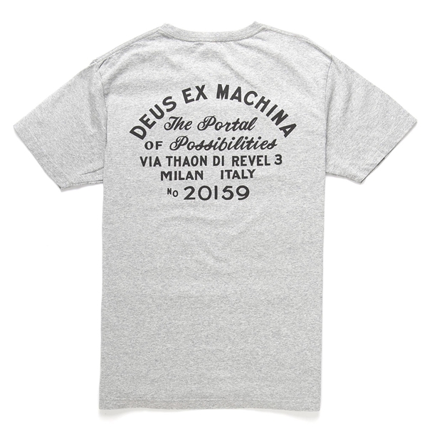 T-Shirt DEUS Milan Address Pocket GroeOeŸe: M fuer Maenner fuer Maenner