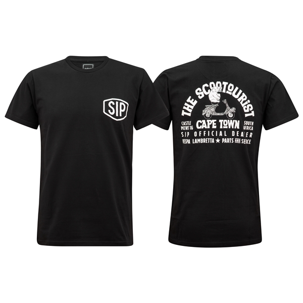 T-Shirt SIP Destination The Scooterist / South Africa GroeOeŸe: XL fuer Maenner fuer Maenner