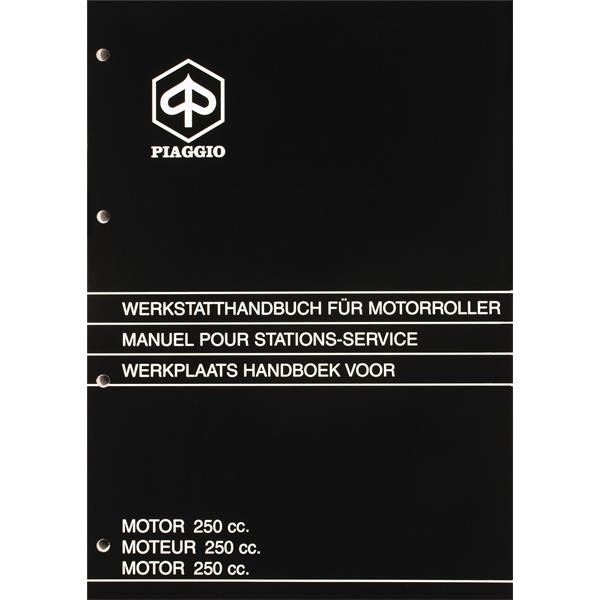 Werkstatthandbuch PIAGGIO Motor 250ccm GT (Honda CN 250 Motor)