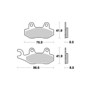 Moto-Master Bremsbeläge Nitro 091921
