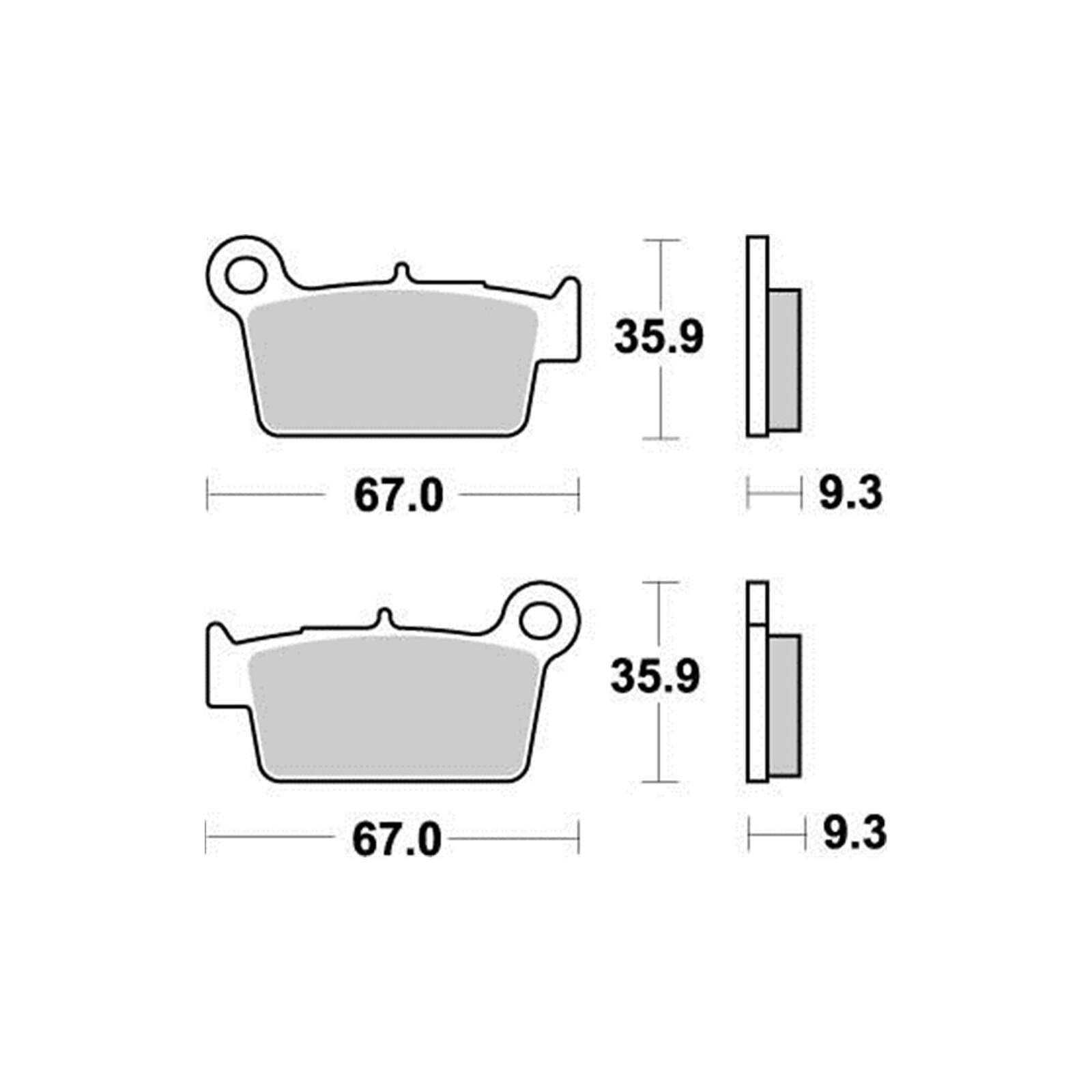 Moto-Master Bremsbeläge Nitro 094521